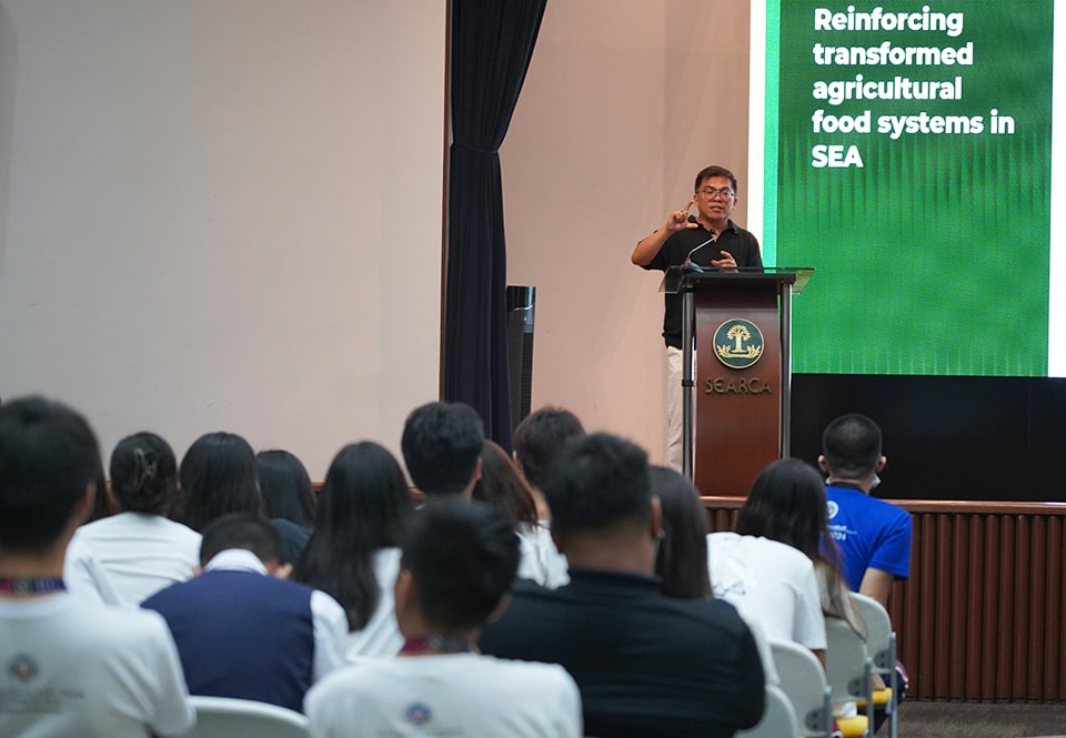 SEARCA Sowing Seeds sparks interest in agri career among 175 Letran Calamba SHS students