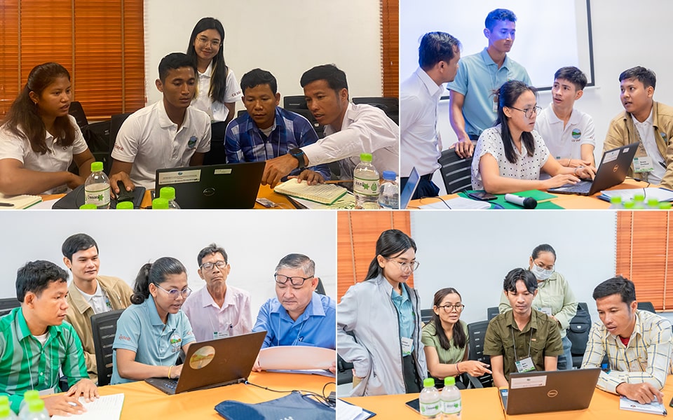 Participants discuss the activities of each project component during the breakout session. (Photos by CE SAIN)