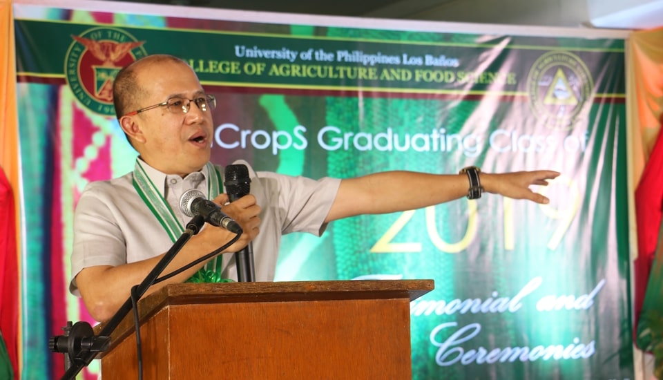 SEARCA Director to UPLB ICrops graduates: Think globally, act locally!