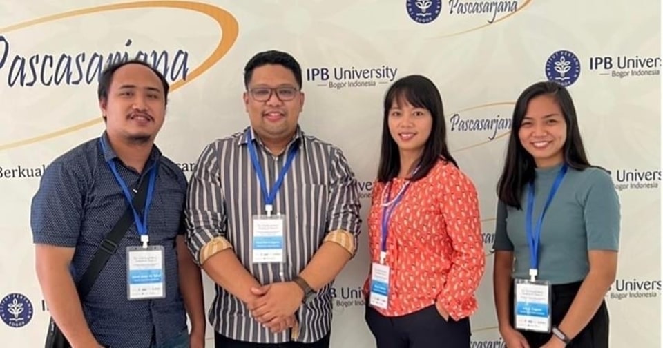 CLSU delegates (L-R): Mr. Jairus Jesse M. Tubal, Mr. Daryl A. Juganas, Engr. Eliza E. Camaso, and Engr. Lea S. Caguiat.