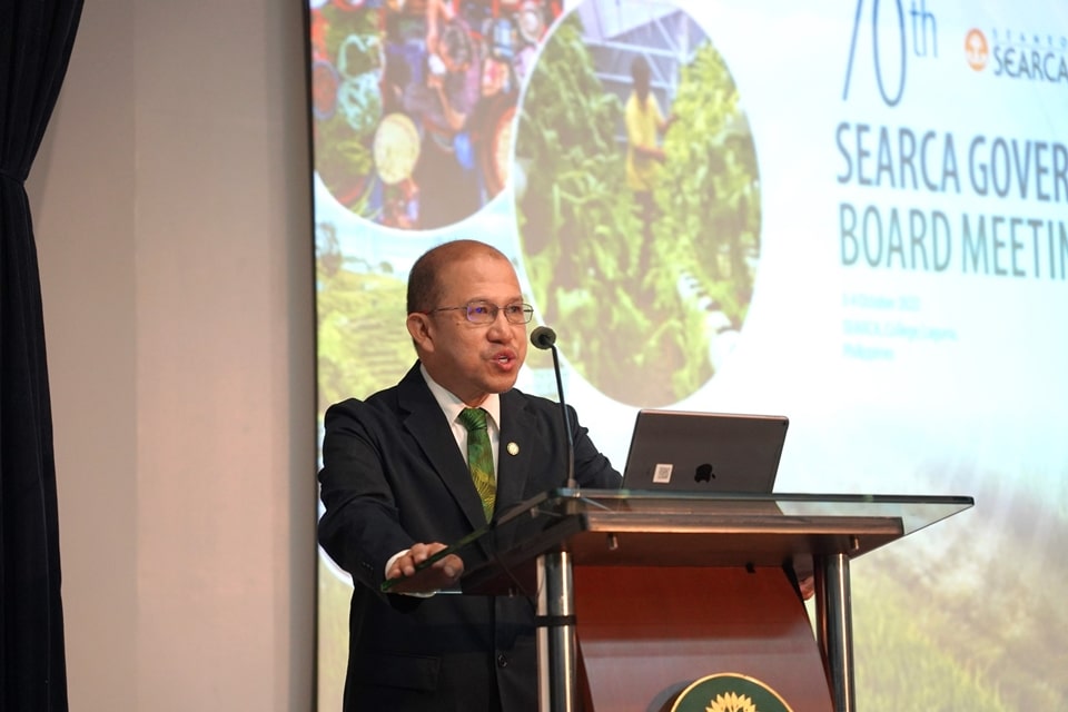 Dr. Glenn B. Gregorio, SEARCA Director, emphasizes SEARCA’s 11th Five-Year Plan of ATTAIN has begun to take root and flourish.