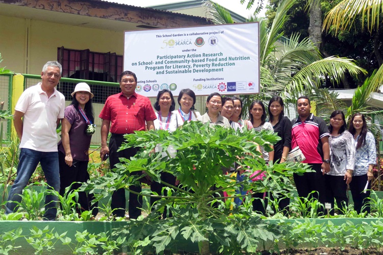 school and home gardens as learning sites and source of nutritious food and income launches in laguna philippines 7