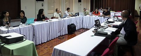 Dr. Habito, Lead Editor and Technical Coordinator of the ARD Book, facilitating the workshop discussion for comments, recommendations and suggestions.