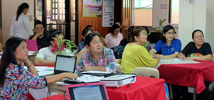 PCC Officials and staff together with the Regional Lead Knowledge Products Writers during the “Training of Trainers in Writing Effective Knowledge Products” held on 18 – 21 April 2016 at Basco, Batanes. 