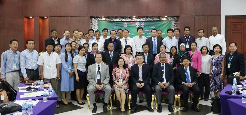 Participants and resource speakers from MAFF, the private sector, NGOs, and farmers' association, together with the IFAD-IFPRI-SEARCA team