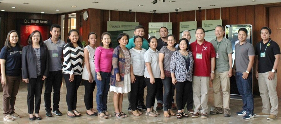 The participants of the training with the Financial Viability Project consultants, and SEARCA PDTS representatives.