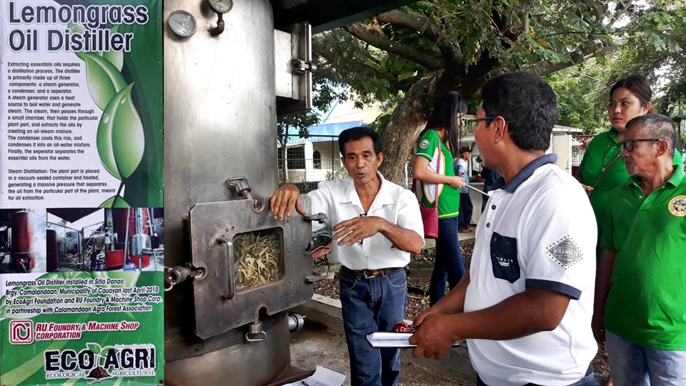 VKFF's tour inside May's Garden featuring the Lemongrass Oil Distiller equipment 