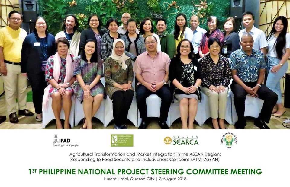 ATMI-ASEAN and DA organize 1st National Project Steering Committee Meeting in the Philippines