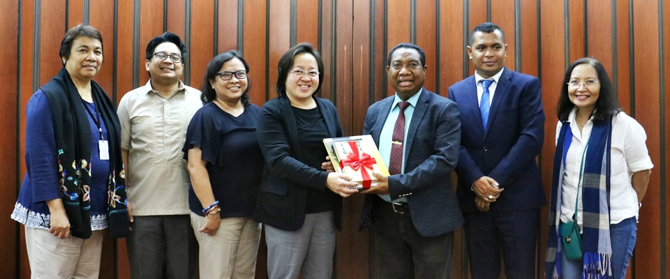 National University of Timor-Leste Rector visits SEARCA