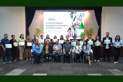 SEARCA empowers scholars with a training workshop on translating research into policy for sustainable development in Southeast Asia