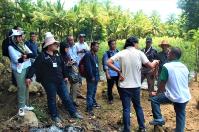 SEARCA, CCAFS, and IIRR-led roving workshop features best practices in climate-smart agriculture in Guinayangan, Quezon