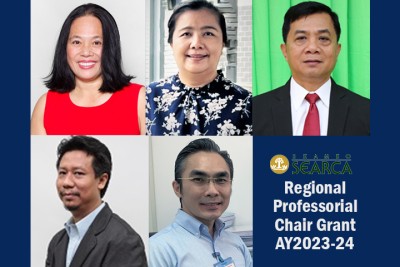 Southeast Asian Professors receive Regional Professorial Chair Grant for AY2023–24